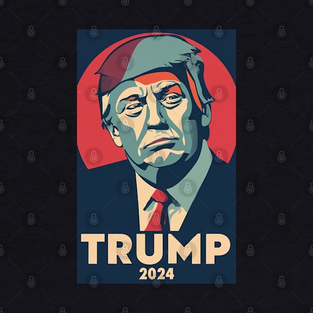 Trump 2024 by Dysfunctional Tee Shop